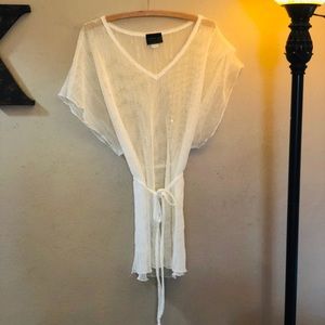 Jordan Taylor Collection Mesh Swim Coverup.